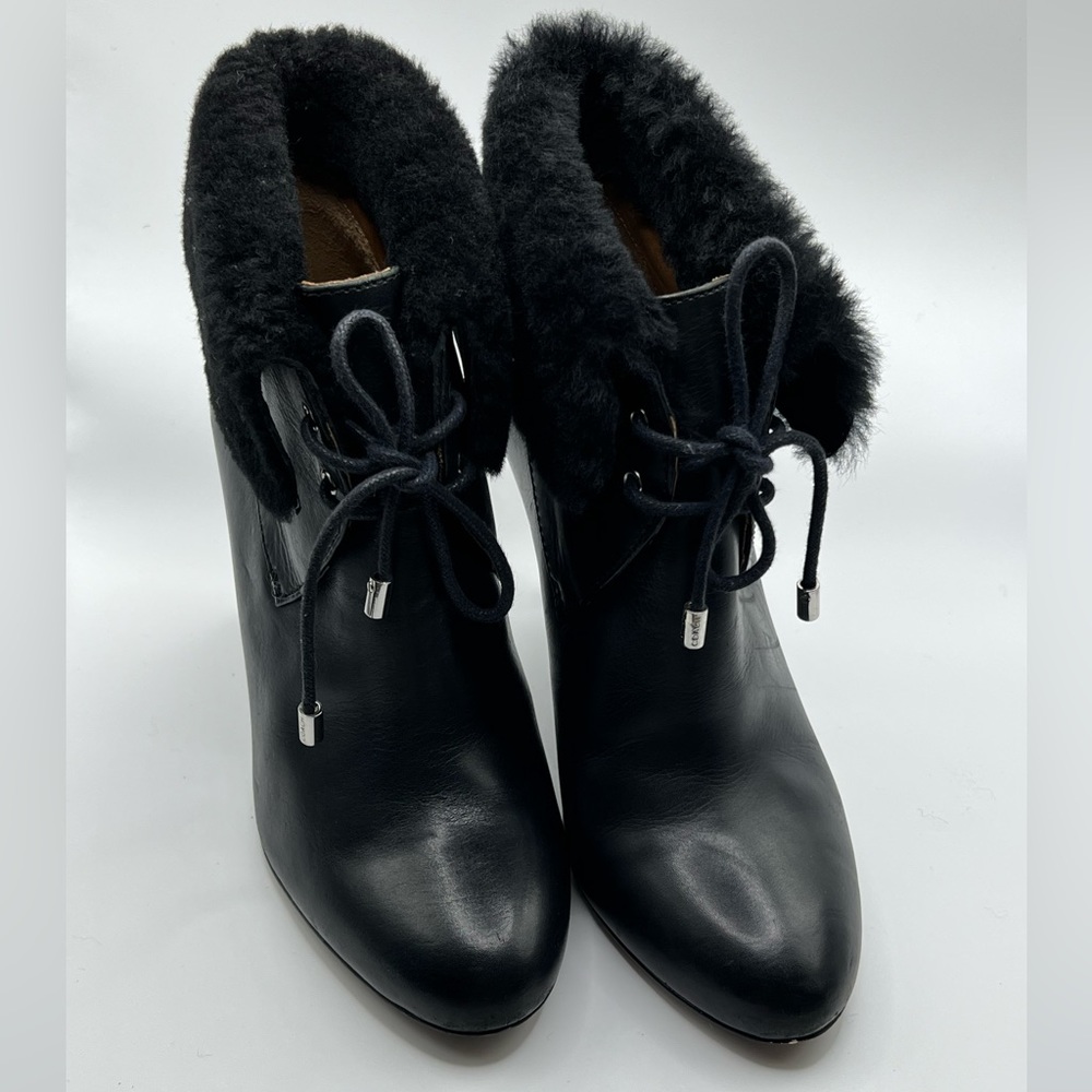 Coach fur booties size 7.5